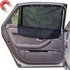 EcoNour Magnetic Car Side Window Sun Shade (1 Pack) | Rear Window Sunshade | Covers & Blocks UV Rays | Baby Shades for Side Windows Ensures Privacy Protection | Baby Car Travel Accessories (26″x19″)(Black Suction Magnet)