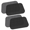 EcoNour Side Window Shades for Baby-4 Pack | Side Window Sunshade for Kids | UV Protection Sun Shades for Kids | Fits Most Camper, Bus, Van, RV, Minivan, Truck, MPV & SUV | X-Large (26″x16″)(X-Large Plus – 4 Pack)