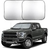 EcoNour Tesla Windshield Sun Shade for Model 3/Y 2017-2026, Foldable Front Window Sunshade Heat & UV Blocker for Tesla Interior Accessories(Large)