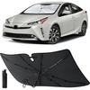 EcoNour Windshields Sun Shade for SUV & MPV, Car Front Windshields UV Blocker Sunshade & Window Tint, Shade Accessories with Storage Pouch Keeps Interior Cool, X-Large 61 x 35 Inch(Prius Hatchback 2016-2022)