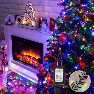 EcoNour 41 Ft 1000 LED Cluster Twinkle Lights for Easter Decor, 8 Modes String Lights for Decoration with Timer and Memory Function, Ambient Warm White Fairy Lights for Magical Home & Garden Décor(Multicolor)