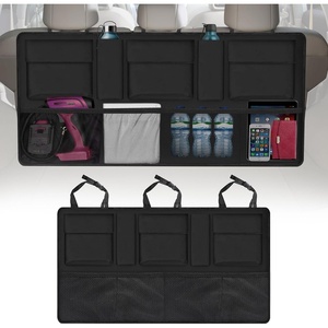 EcoNour Backseat Trunk Organizer | 42 x20 Inches Car Storage with 9 Spacious Pockets | Waterproof, Heavy-Duty Hanging Organizer for SUVs, Trucks & Hatchbacks | Space-Saving, Foldable & Easy to Install(42 x 20 inches)