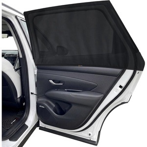 EcoNour Car Front Side Window Sun Shades Compatible for Toyota Tundra | 2P | ack Breathable Super Stretchy Mesh Sun Shade | Heat Block UV Protection Car Window Screen Covers | Mosquito Net Curtains(Fit for Hyundai Tucson 2022–2026)