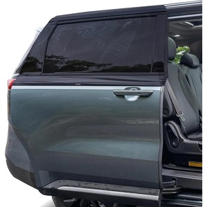 EcoNour Car Front Side Window Sun Shades Compatible for Toyota Tundra | 2P | ack Breathable Super Stretchy Mesh Sun Shade | Heat Block UV Protection Car Window Screen Covers | Mosquito Net Curtains(XXXX-Large)