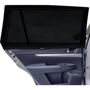 EcoNour Car Front Side Window Sun Shades Compatible for Toyota Tundra | 2P | ack Breathable Super Stretchy Mesh Sun Shade | Heat Block UV Protection Car Window Screen Covers | Mosquito Net Curtains(Subaru Outback Rear)