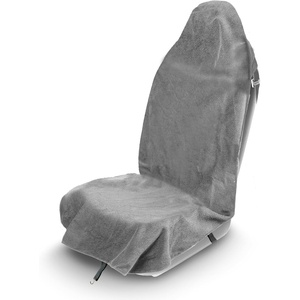 EcoNour Car Seat Cover Sweat Towel – Waterproof Universal Seat Protector | for Gym, Workout, Swimming, Camping & Dog Travel – Washable Car Seat Cover for Cars, Trucks, SUVs & Vans – Black 29″ x 55.5″(Grey)