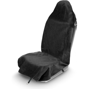 EcoNour Car Seat Cover Sweat Towel – Waterproof Universal Seat Protector | for Gym, Workout, Swimming, Camping & Dog Travel – Washable Car Seat Cover for Cars, Trucks, SUVs & Vans – Black 29″ x 55.5″(Black)