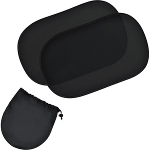 EcoNour Car Side Window Shade – 25″x16″ XL (2 Pack) | 120 GSM Large Size | Cling Sunshade for Truck, SUV, Minivan and Car Window