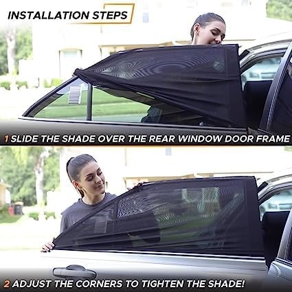 image:imageEcoNour Car Windshield Sun Shade EcoNour Window Shades for Side Windows Pack of 2