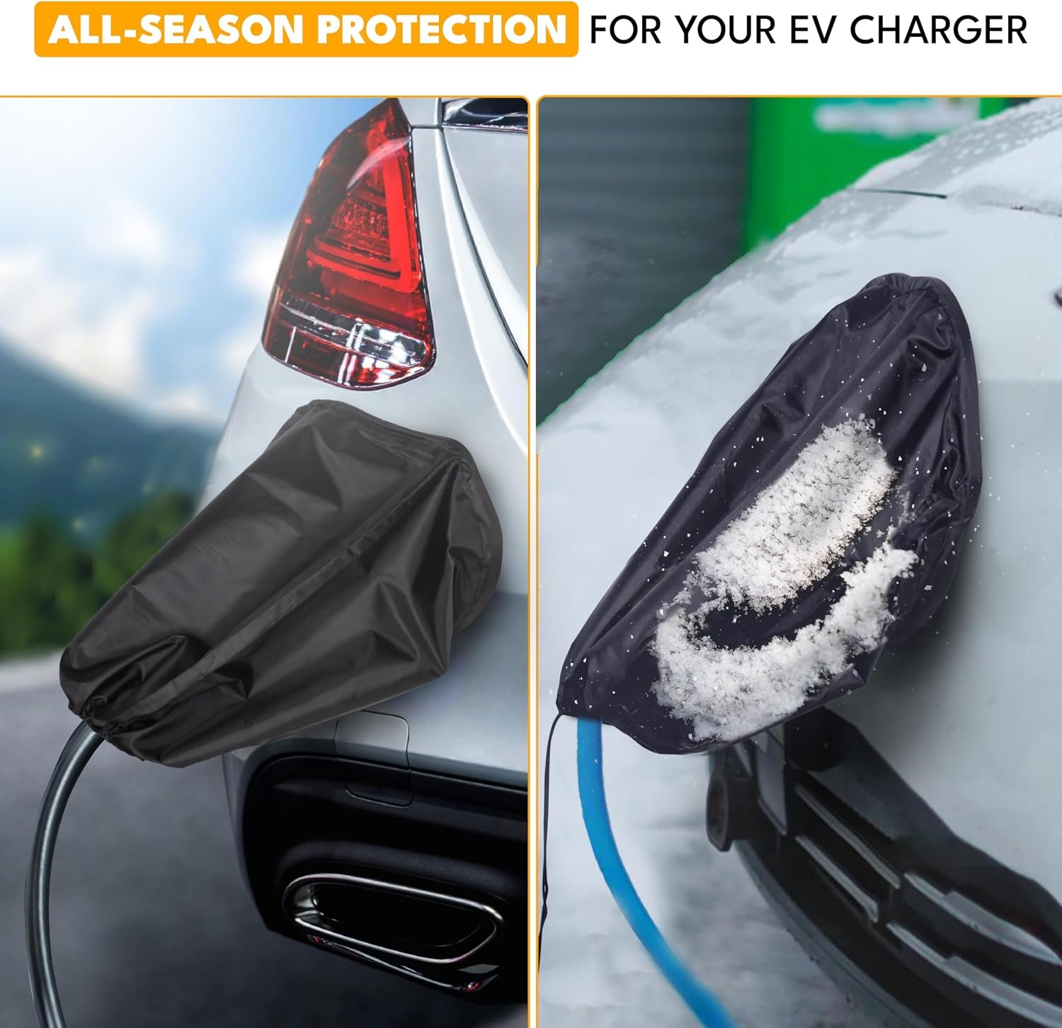 image:imageEcoNour EV Charger Port Cover Enhanced UV amp Snow Resistance Durable amp Secure Fit for SteelBodied EVs Outdoor Protection for Rain Snow and Dirt Magnetic amp Waterproof for Electric Vehicles