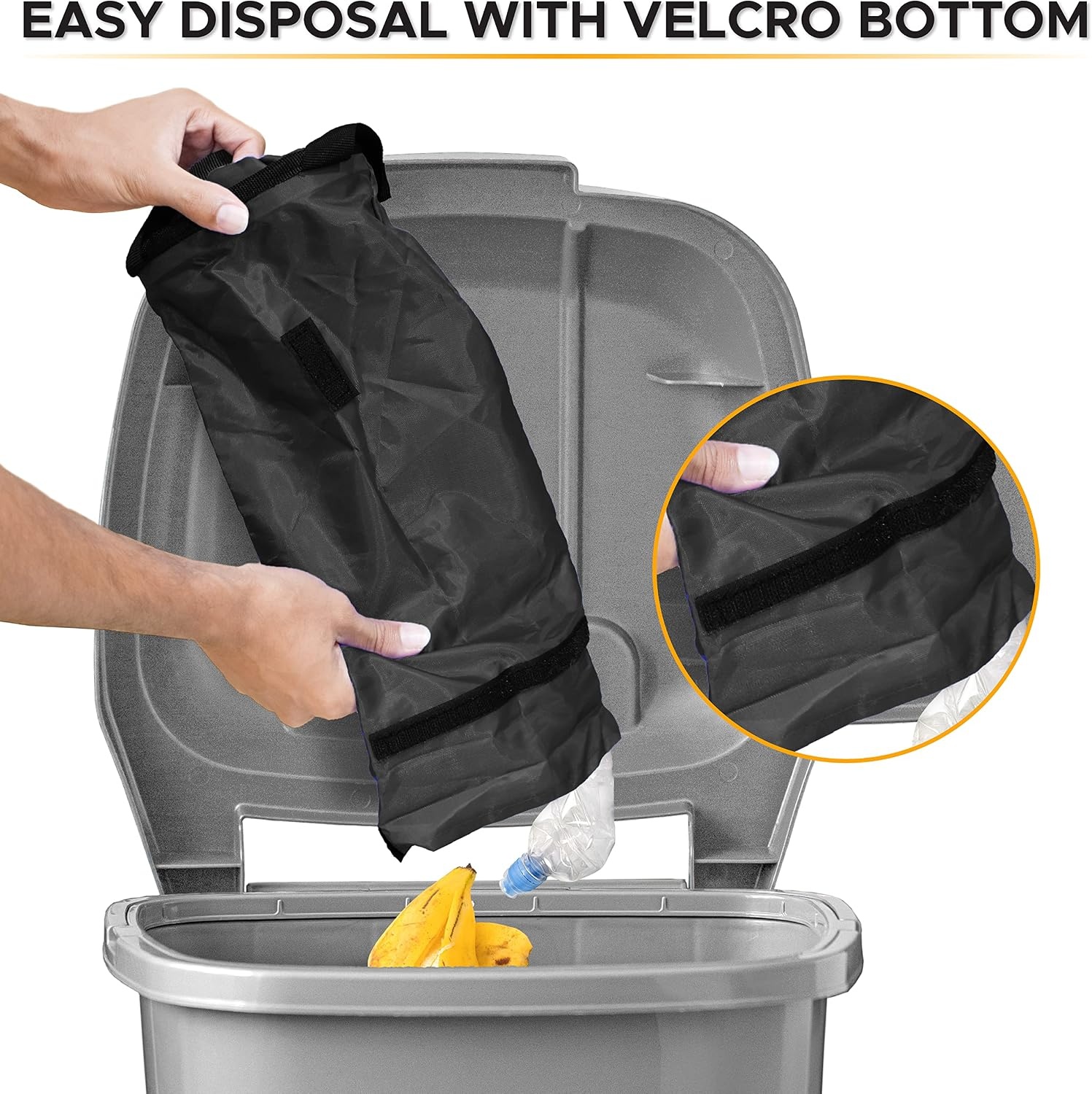 image:imageEcoNour Gift Bundle Car Sun Visor Organizer Car Trash Bag 2 Pack Leakproof Litter Bag Detachable Garbage amp Storage Bag Auto Interior Accessories Pocket Organizer