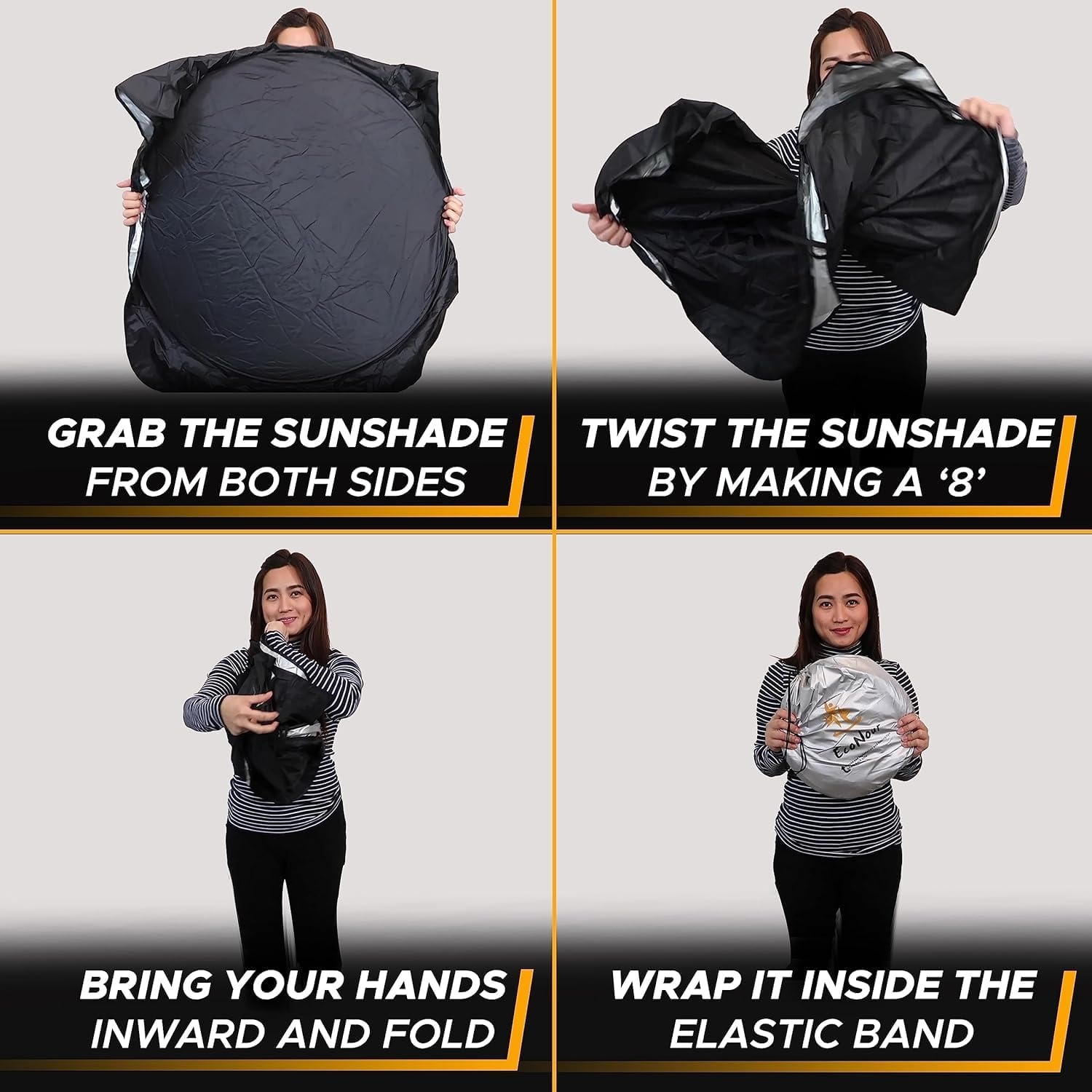 image:imageEcoNour Windshield Sun Shade Fit for 20132024 2025 2026 Peterbilt 579 Sun Shade Front Window Sun Visor UV Protection Heat Blocker Foldable Car AccessoriesFit for International LT Series 20182026