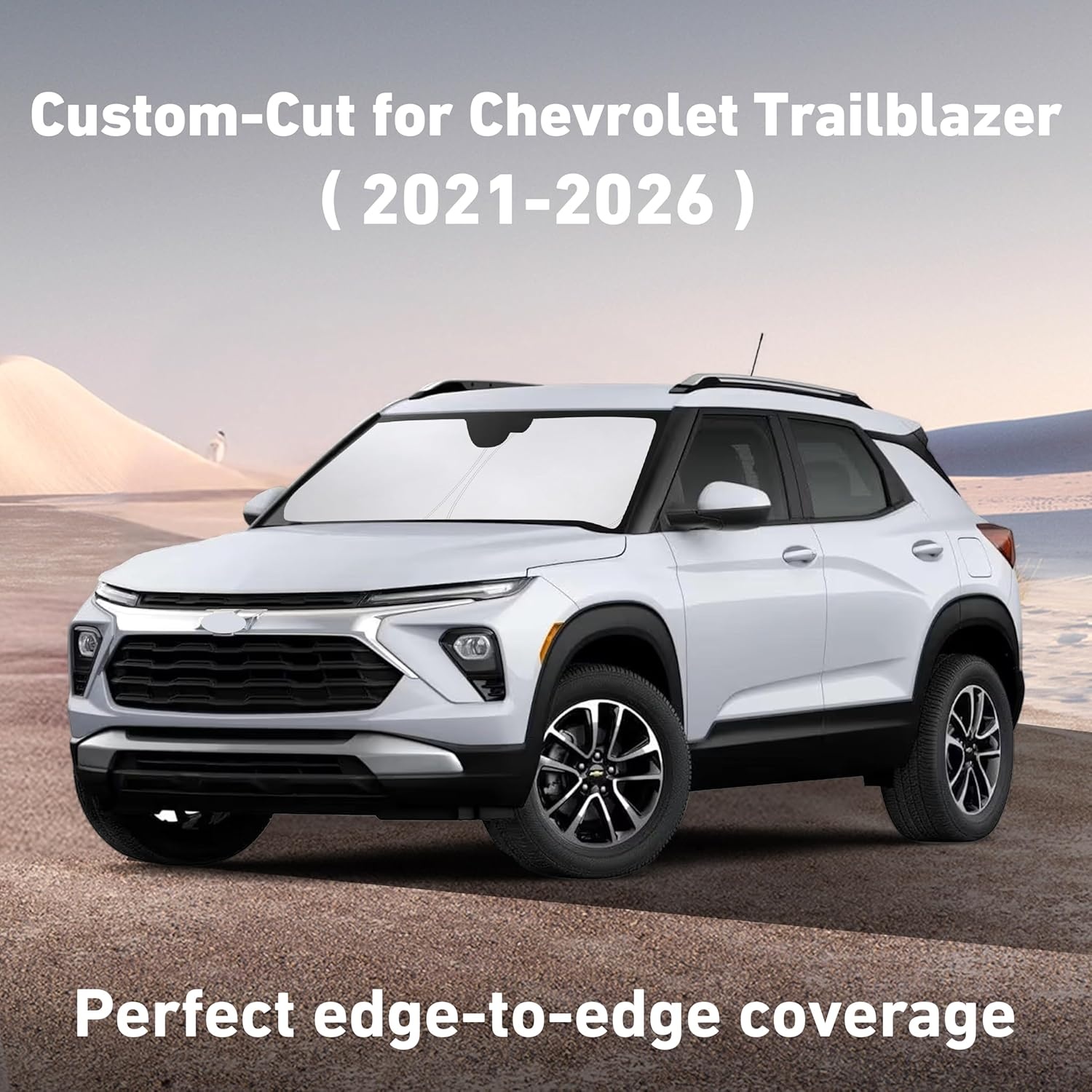 image:imageEcoNour Windshield Sunshade Compatible for Chevrolet Trailblazer 20212026 Sun Visor for Front Windshield amp Window Sun Shade Cover UV Heat Blocker amp Protector Car Accessories