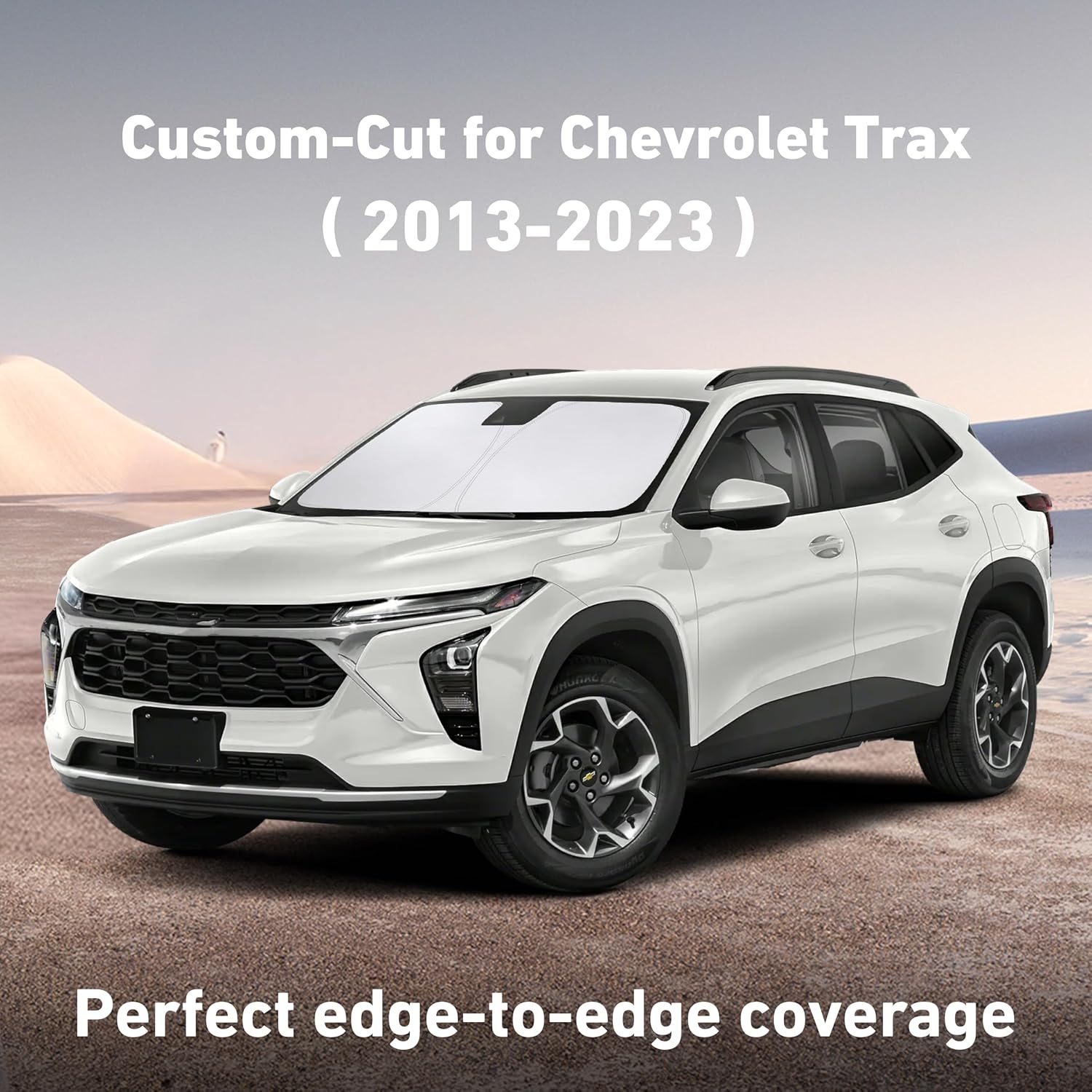 image:imageEcoNour Windshield Sunshade Compatible for Chevrolet Trax 20132022 2023 Sun Visor for Front Windshield amp Window Sun Shade Cover UV Heat Blocker amp Protector Car Accessories
