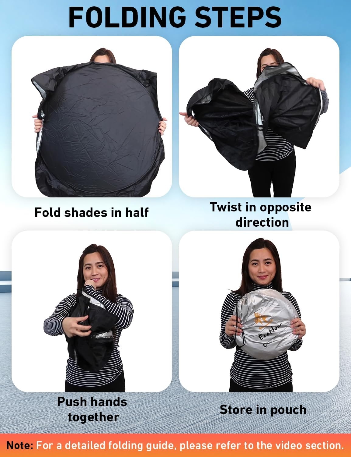 image:imageEcoNour Windshield Sunshade Compatible for Jeep Wrangler 19972016 2017 Sun Visor for Front Windshield amp Window Sun Shade Cover UV Heat Blocker amp Protector Car Accessories