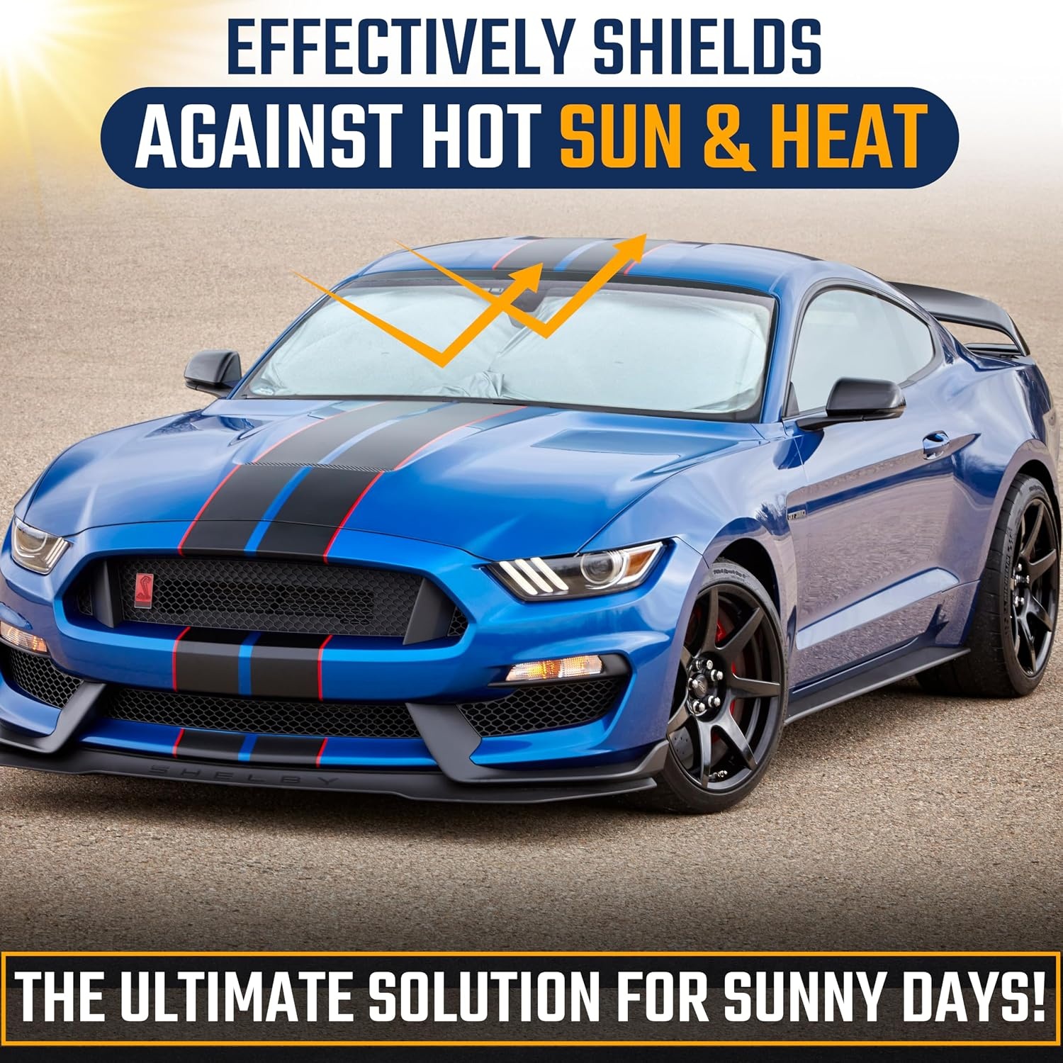 image:imageEconour Windshield Sun Shade for Ford ETransit 20152026 Sunshade for Front Window amp Windshield Sun Visor UV Rays Heat Blocker amp Protector Van AccessoriesSmall