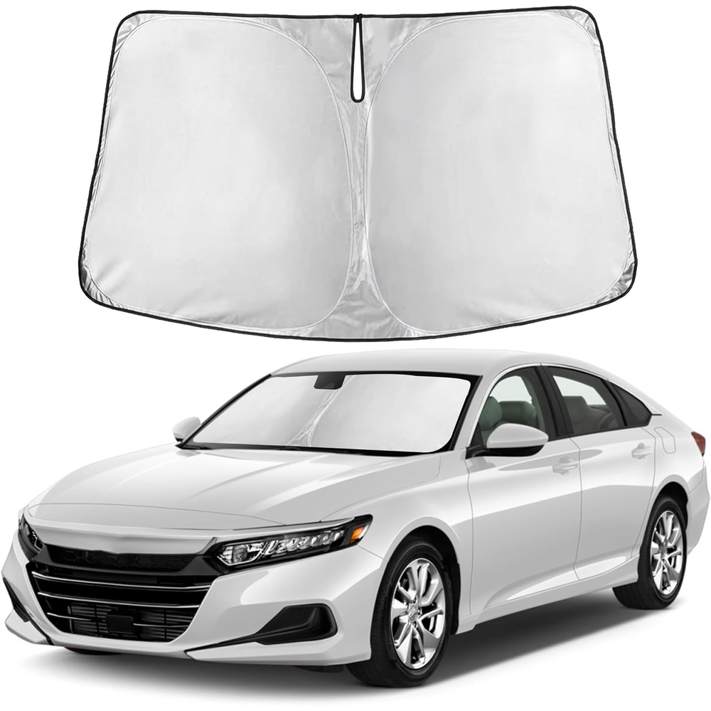 image:imageAutovir Windshield Sun Shade 20172026 Tesla Model 3 amp Y 280T Visor ShadeAccord 20182022
