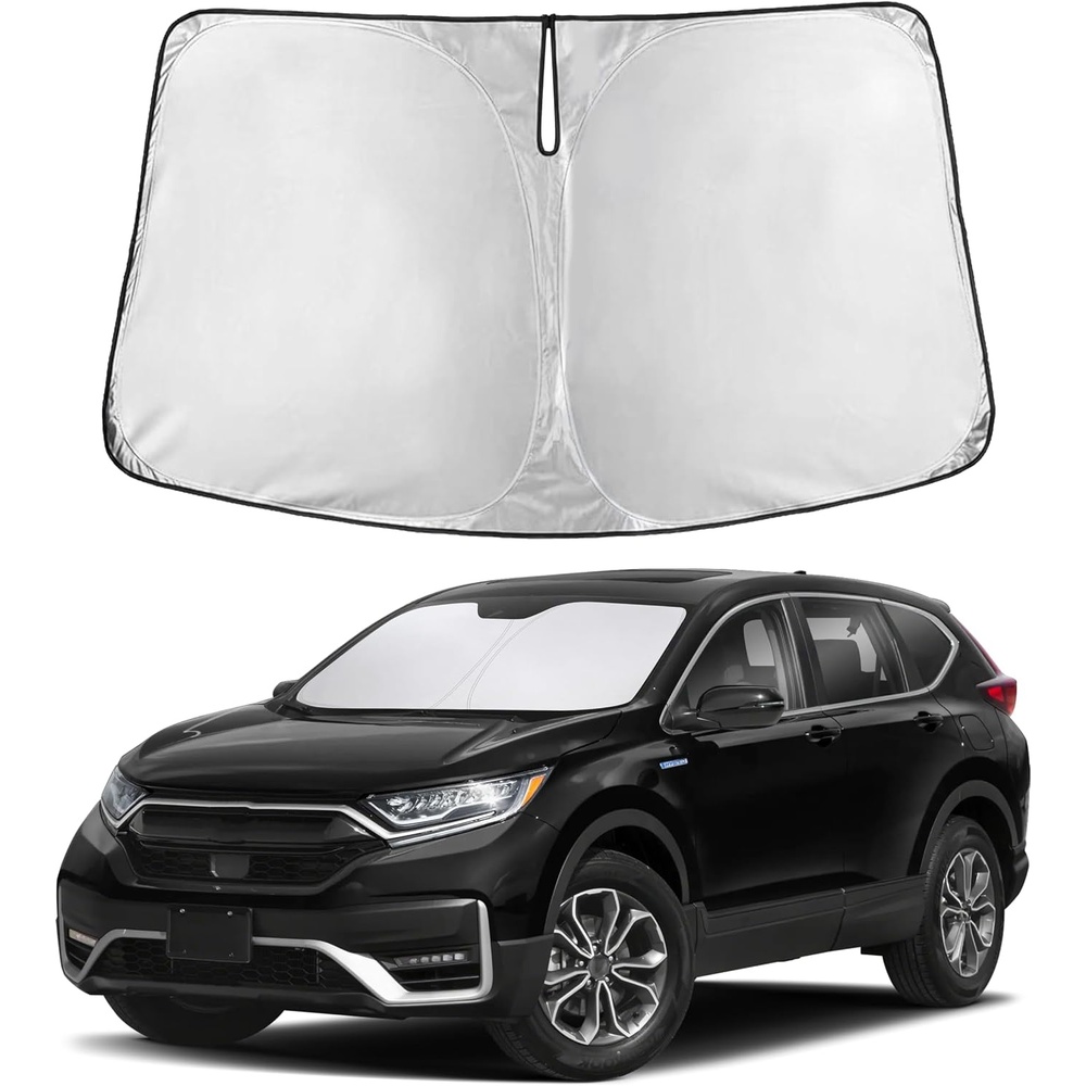 image:imageAutovir Windshield Sun Shade 20172026 Tesla Model 3 amp Y 280T Visor ShadeCRV 20172022