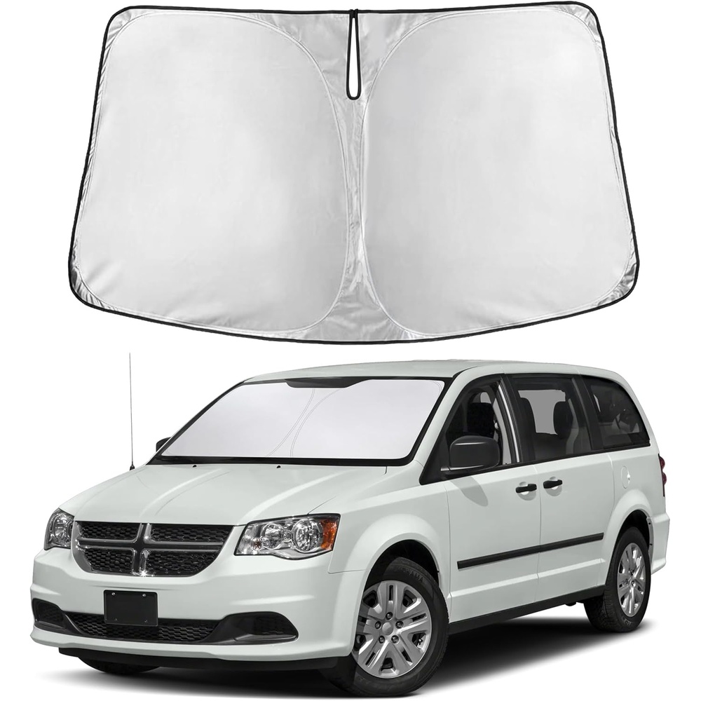 image:imageAutovir Windshield Sun Shade 20172026 Tesla Model 3 amp Y 280T Visor ShadeCaravan 20082020