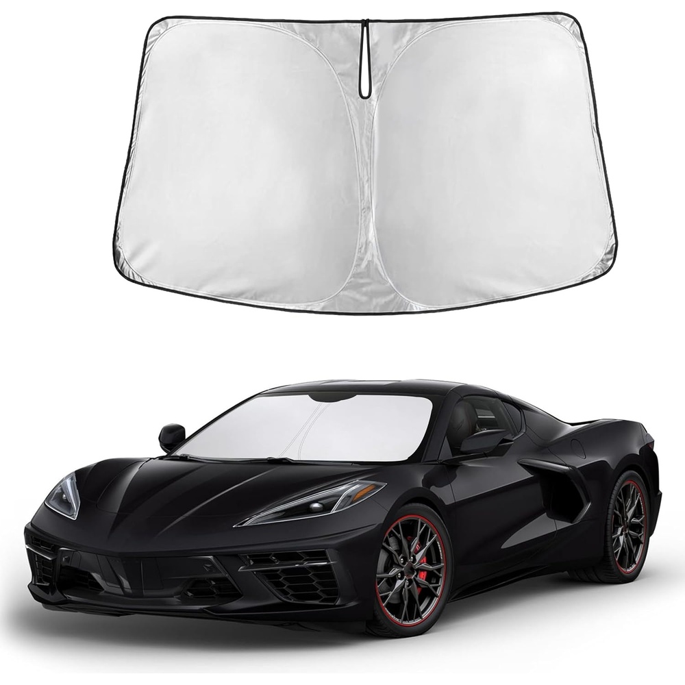 image:imageAutovir Windshield Sun Shade 20172026 Tesla Model 3 amp Y 280T Visor ShadeCorvette C8 20202026