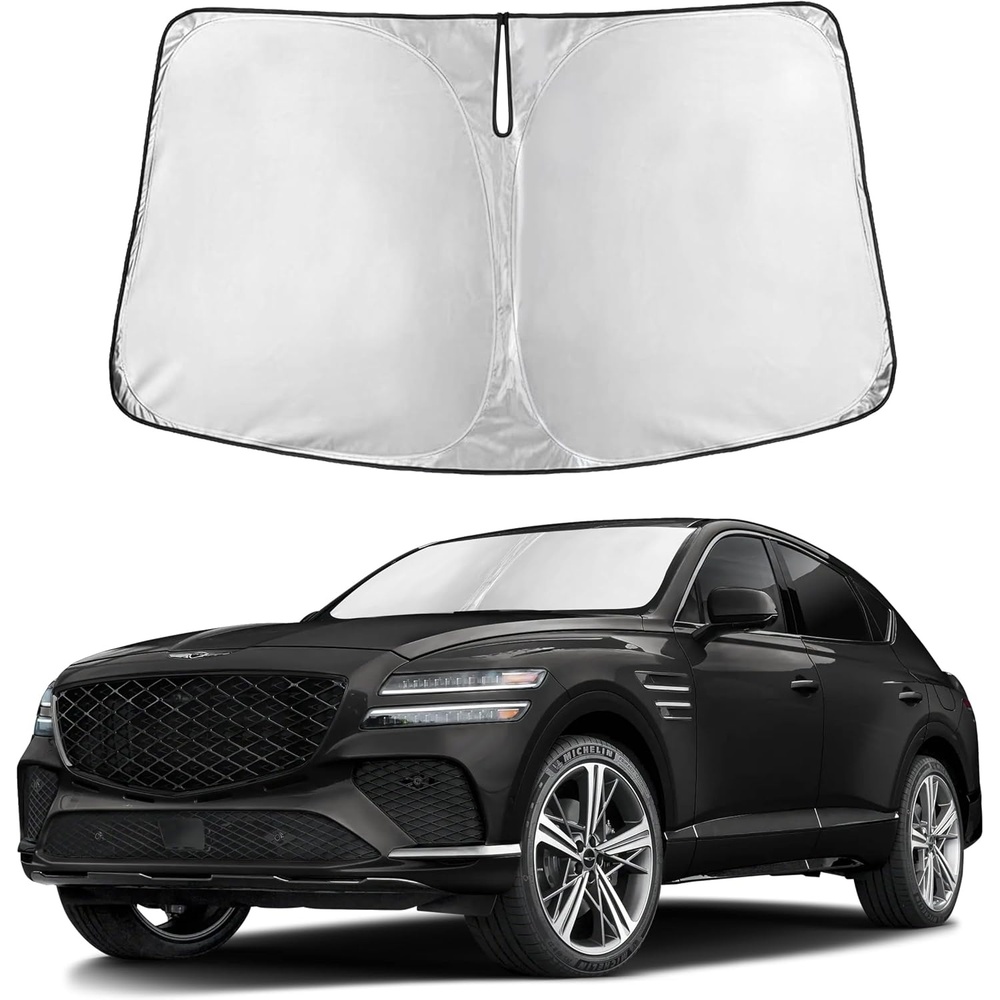 image:imageAutovir Windshield Sun Shade 20172026 Tesla Model 3 amp Y 280T Visor ShadeGV80 20212025