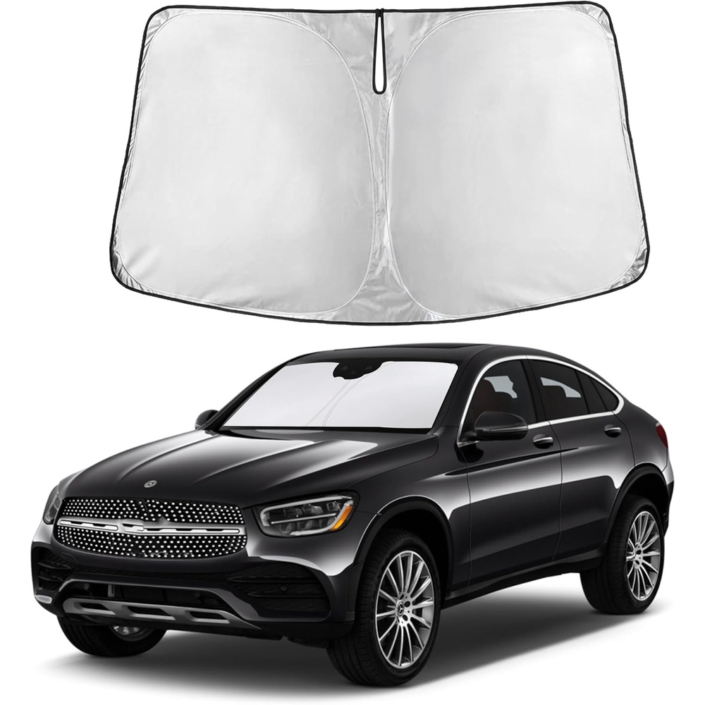 image:imageAutovir Windshield Sun Shade 20172026 Tesla Model 3 amp Y 280T Visor ShadeGlc 300 20162022