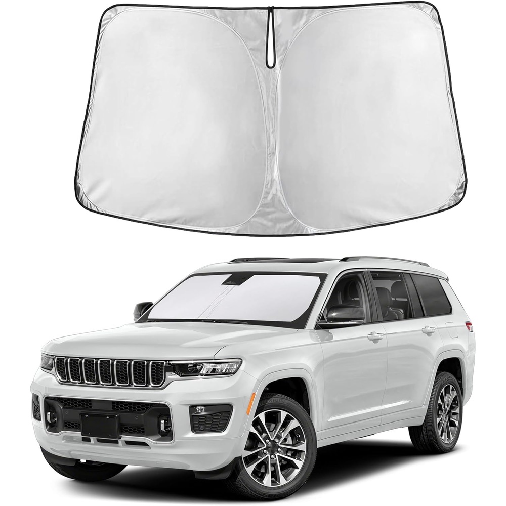 image:imageAutovir Windshield Sun Shade 20172026 Tesla Model 3 amp Y 280T Visor ShadeGrand Cherokee L 20112026
