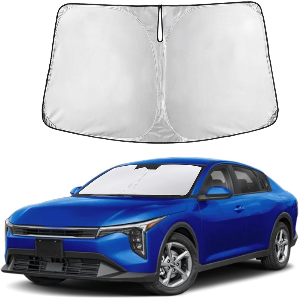 image:imageAutovir Windshield Sun Shade 20172026 Tesla Model 3 amp Y 280T Visor ShadeK4 20252026