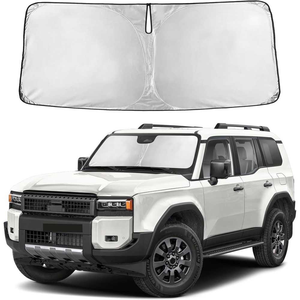 image:imageAutovir Windshield Sun Shade 20172026 Tesla Model 3 amp Y 280T Visor ShadeLand Cruiser 20242026