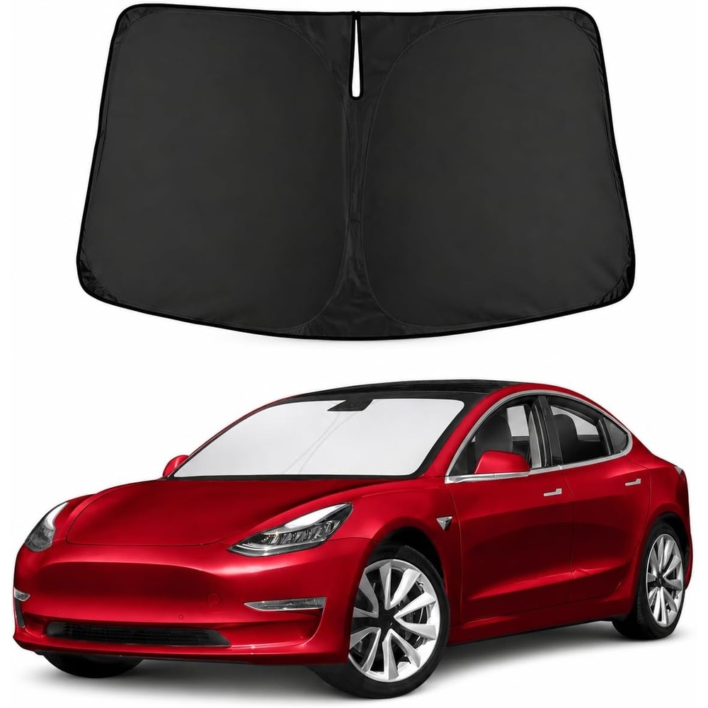 image:imageAutovir Windshield Sun Shade 20172026 Tesla Model 3 amp Y 280T Visor ShadeModel 3 Y