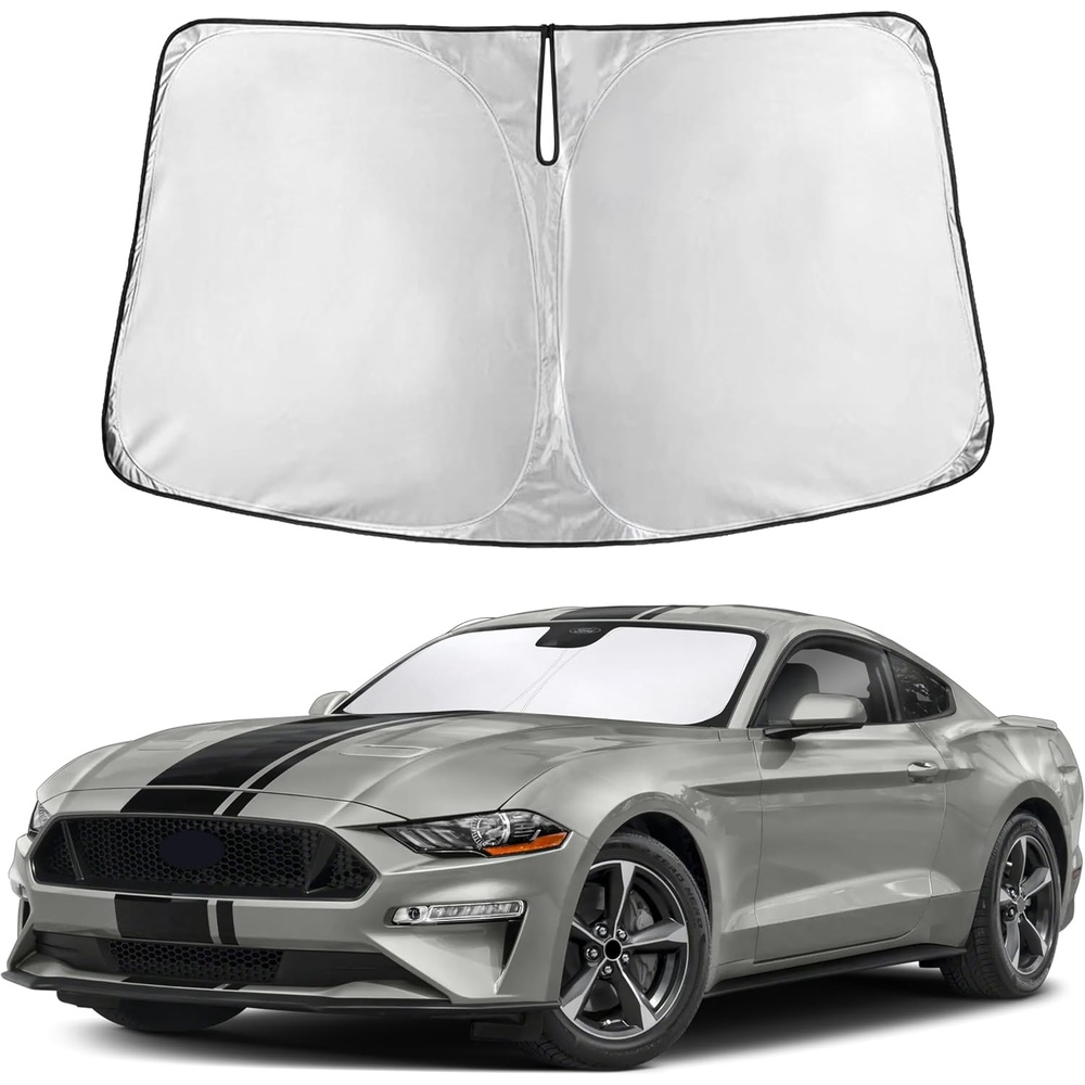 image:imageAutovir Windshield Sun Shade 20172026 Tesla Model 3 amp Y 280T Visor ShadeMustang 20152026