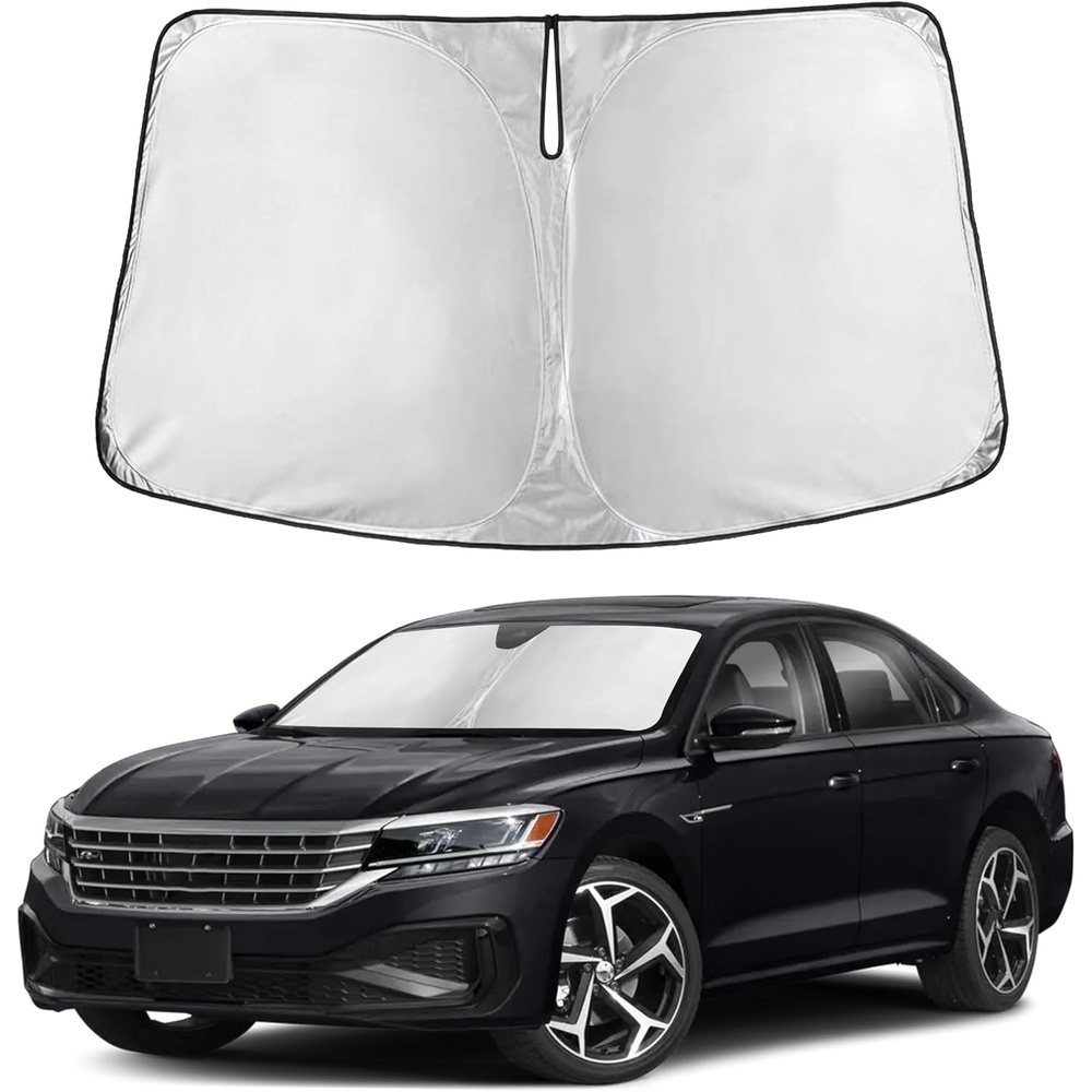 image:imageAutovir Windshield Sun Shade 20172026 Tesla Model 3 amp Y 280T Visor ShadePassat 20122022