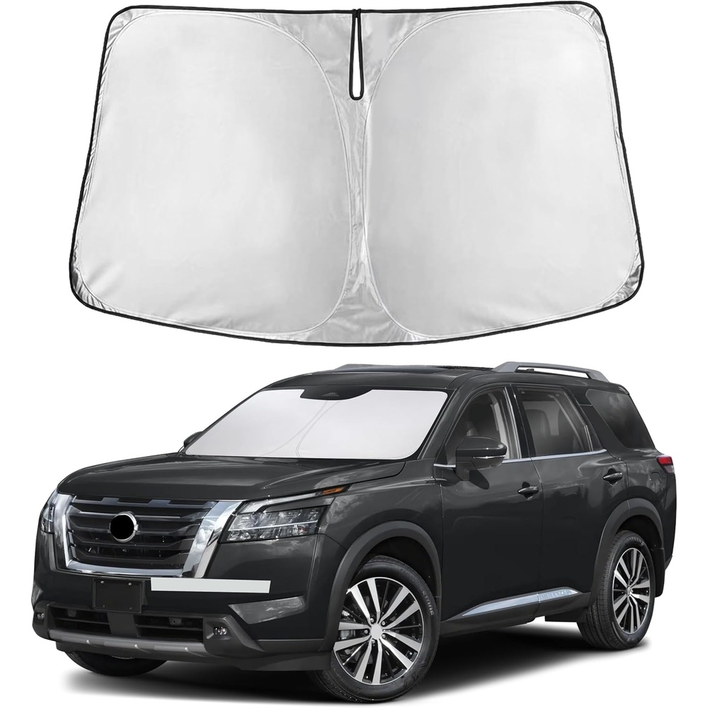 image:imageAutovir Windshield Sun Shade 20172026 Tesla Model 3 amp Y 280T Visor ShadePathfinder 20222026