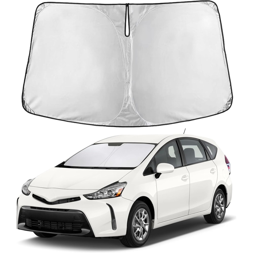 image:imageAutovir Windshield Sun Shade 20172026 Tesla Model 3 amp Y 280T Visor ShadePrius Hatchback 20102015