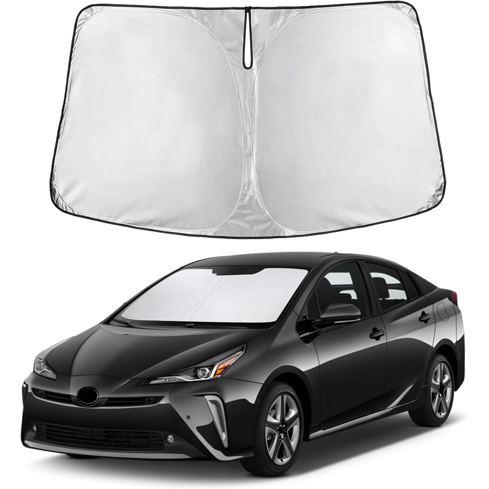 image:imageAutovir Windshield Sun Shade 20172026 Tesla Model 3 amp Y 280T Visor ShadePrius Hatchback 20162022