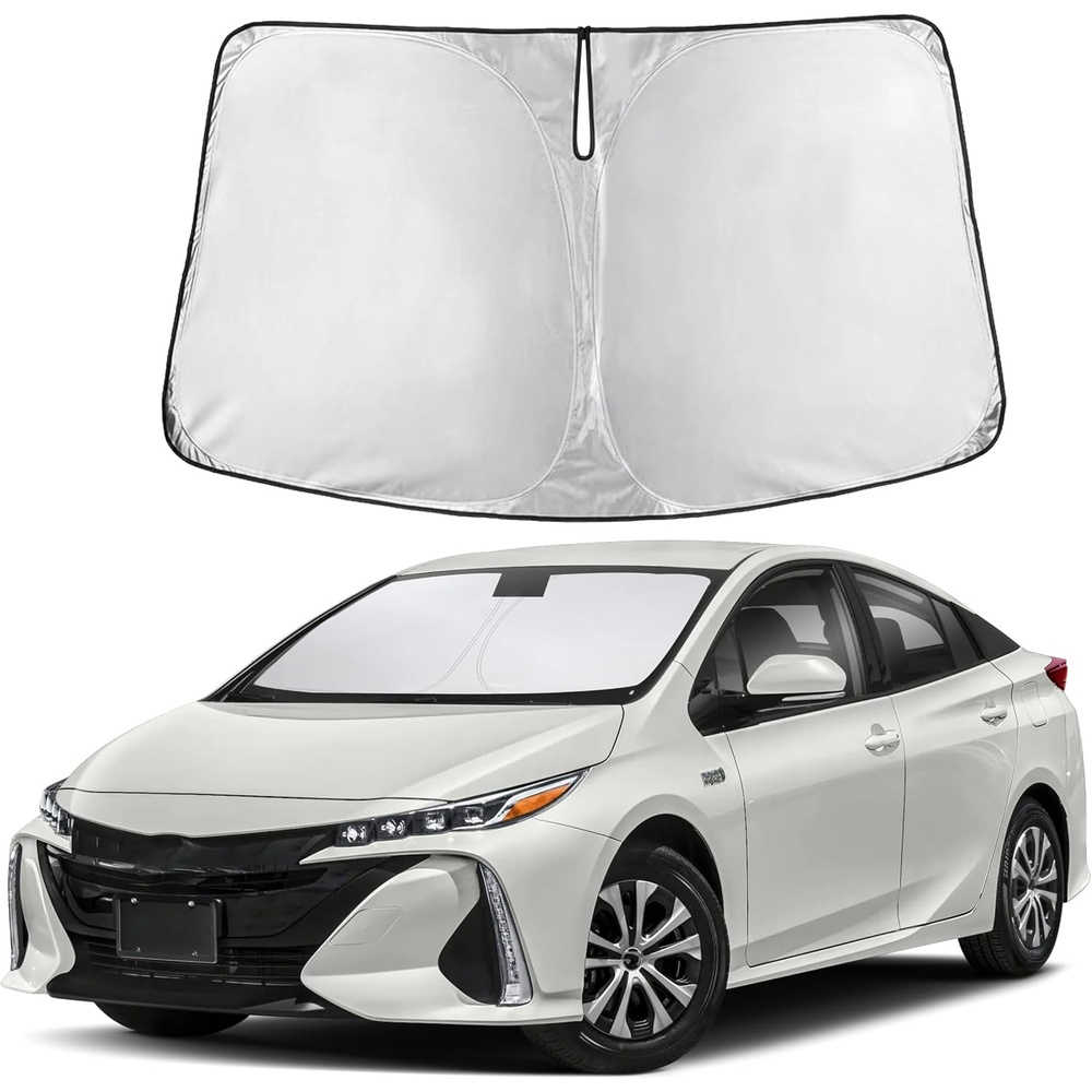 image:imageAutovir Windshield Sun Shade 20172026 Tesla Model 3 amp Y 280T Visor ShadePrius Hatchback 20232026