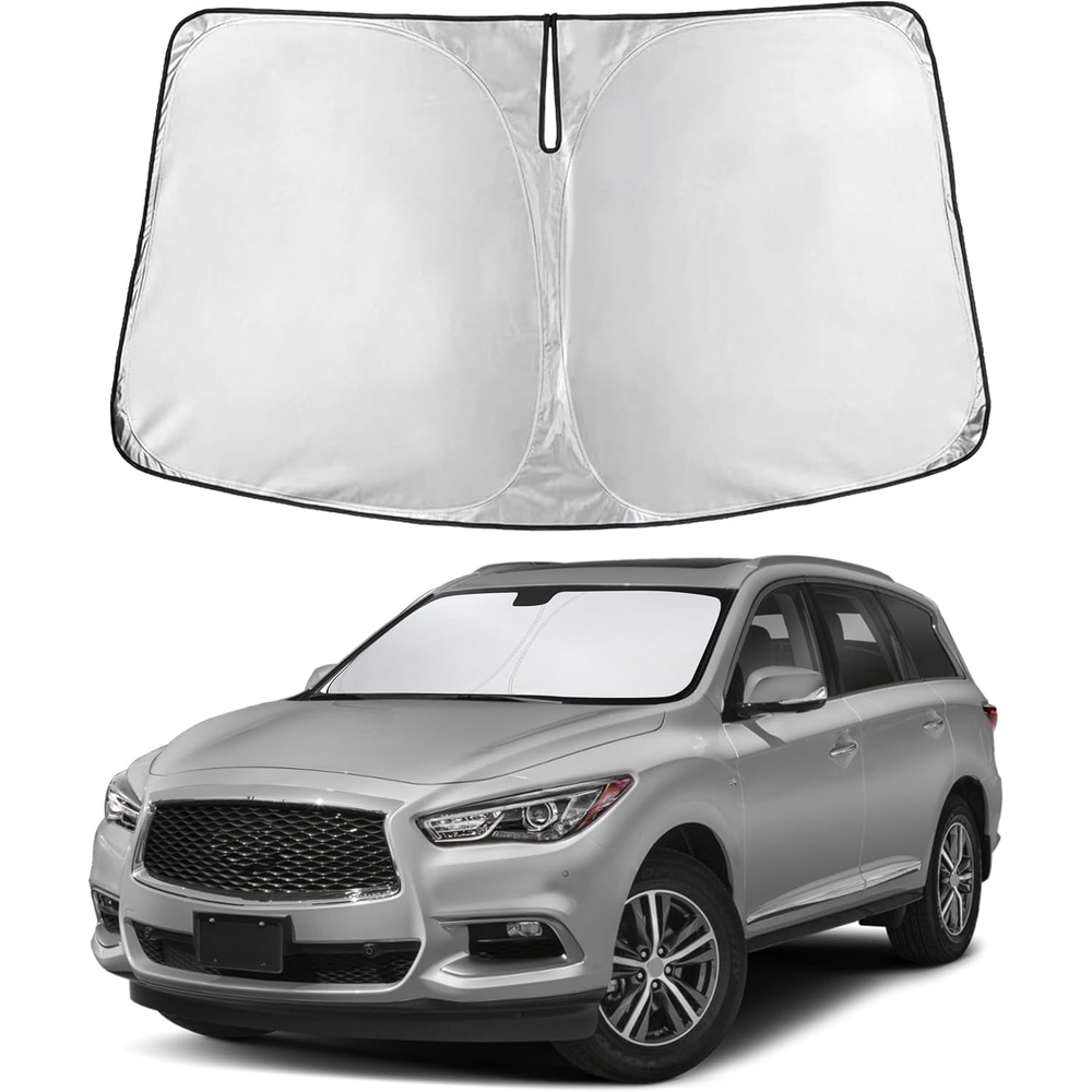 image:imageAutovir Windshield Sun Shade 20172026 Tesla Model 3 amp Y 280T Visor ShadeQX60 20142021