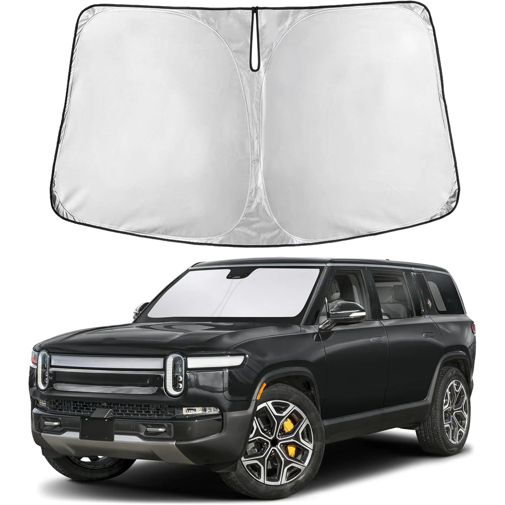 image:imageAutovir Windshield Sun Shade 20172026 Tesla Model 3 amp Y 280T Visor ShadeR1T R1S 20222026