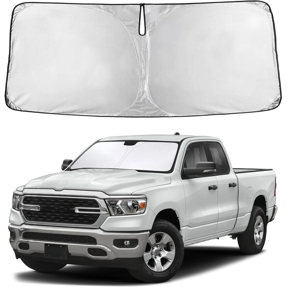 image:imageAutovir Windshield Sun Shade 20172026 Tesla Model 3 amp Y 280T Visor ShadeRAM 1500 20192026