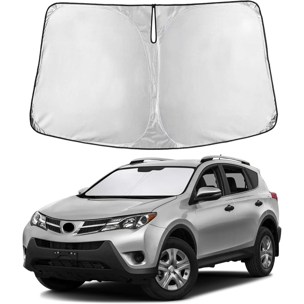 image:imageAutovir Windshield Sun Shade 20172026 Tesla Model 3 amp Y 280T Visor ShadeRAV4 20132018