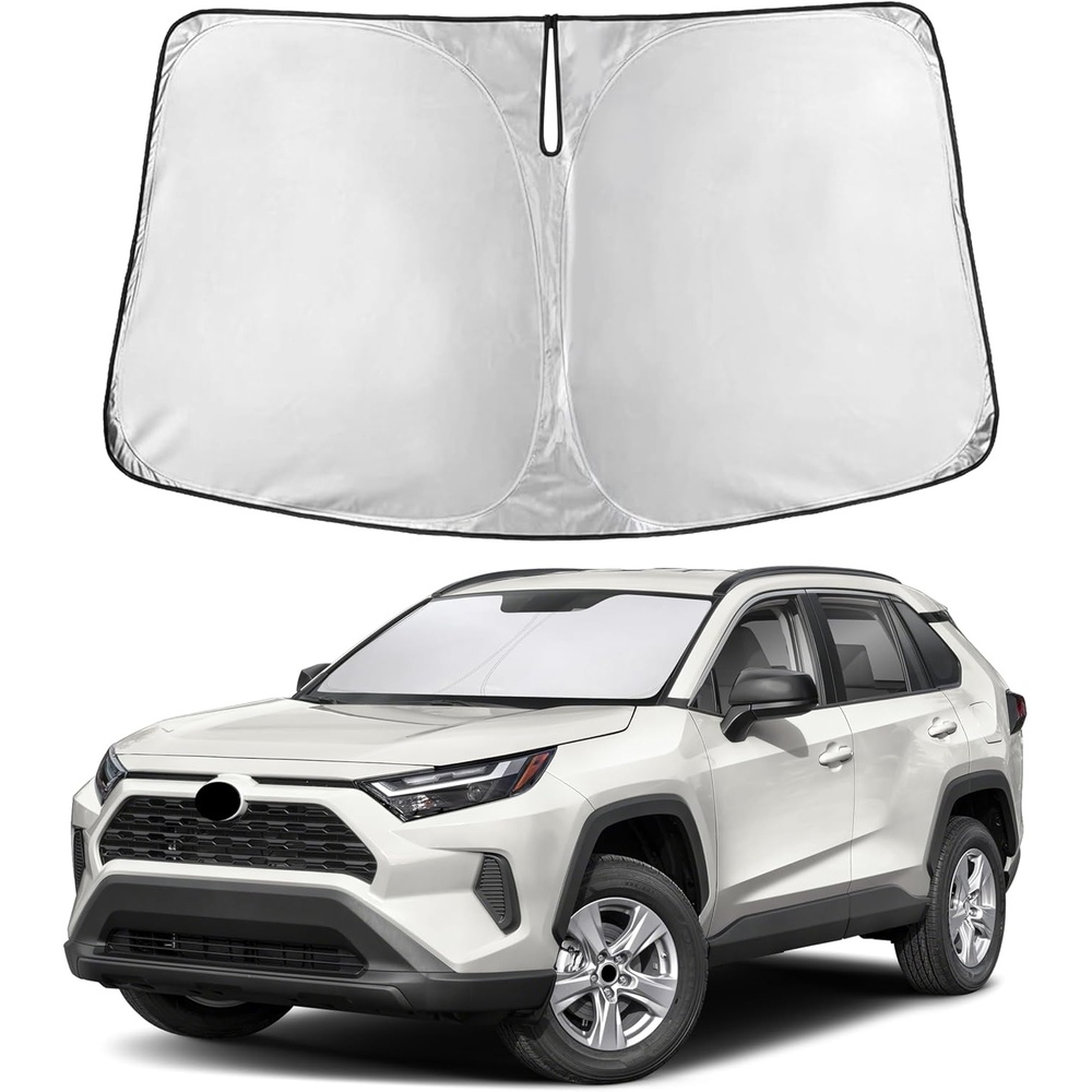 image:imageAutovir Windshield Sun Shade 20172026 Tesla Model 3 amp Y 280T Visor ShadeRAV4 20192026