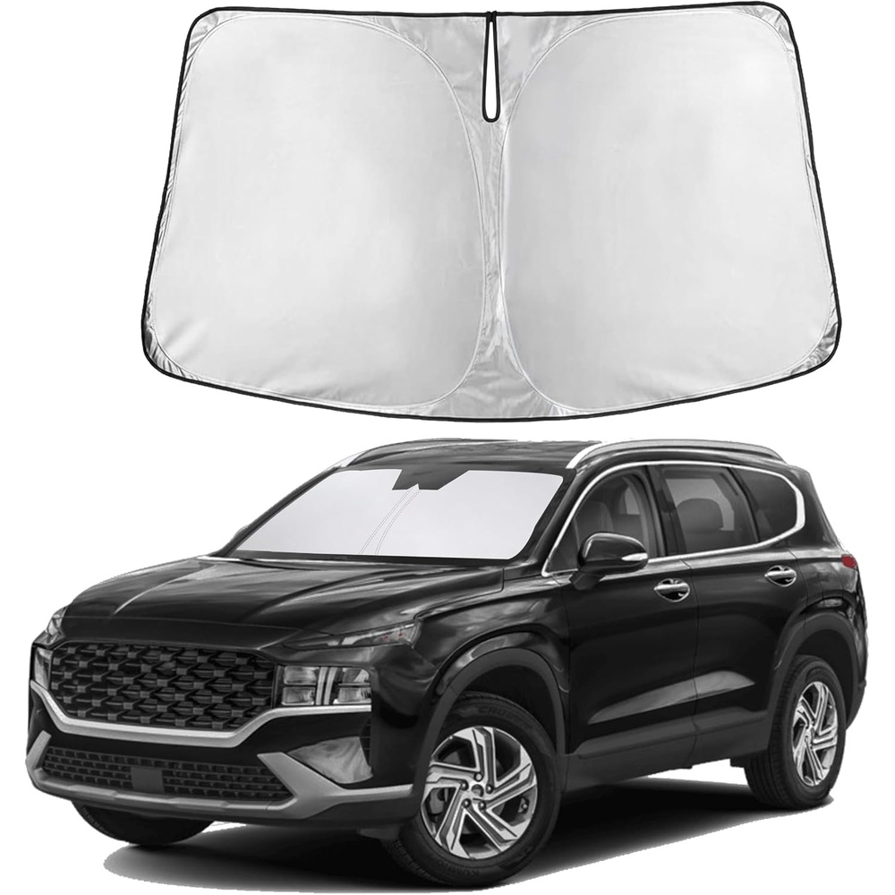 image:imageAutovir Windshield Sun Shade 20172026 Tesla Model 3 amp Y 280T Visor ShadeSanta Fe 20192023