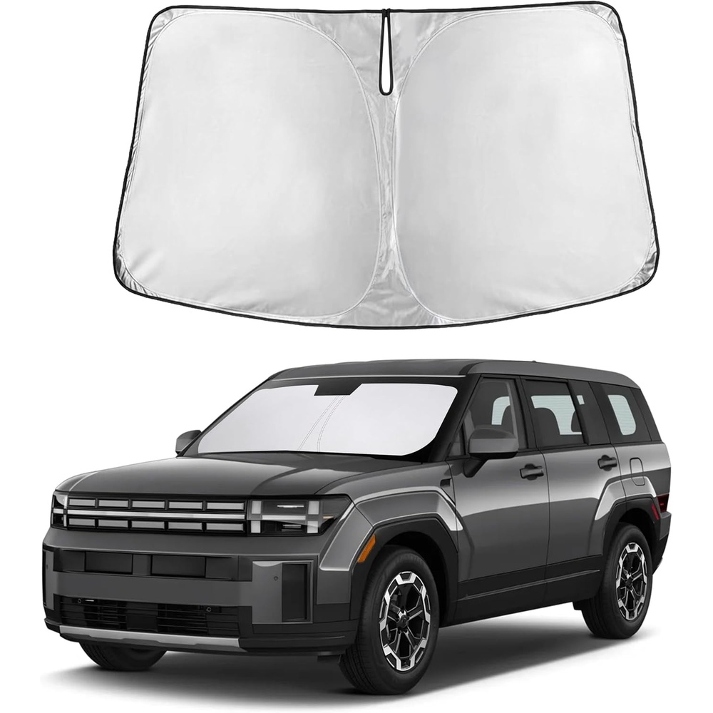 image:imageAutovir Windshield Sun Shade 20172026 Tesla Model 3 amp Y 280T Visor ShadeSanta Fe 20242026