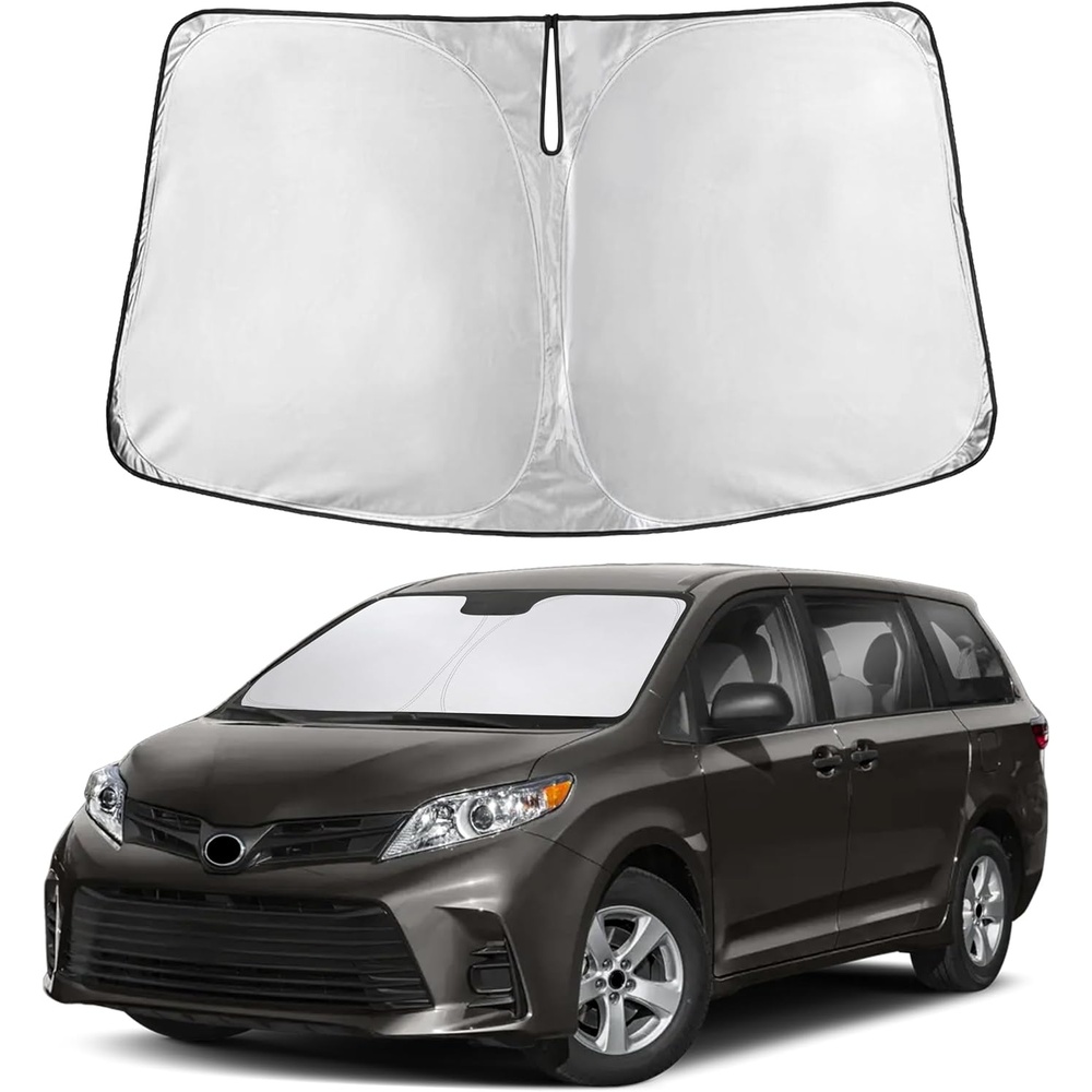 image:imageAutovir Windshield Sun Shade 20172026 Tesla Model 3 amp Y 280T Visor ShadeSienna 20112020