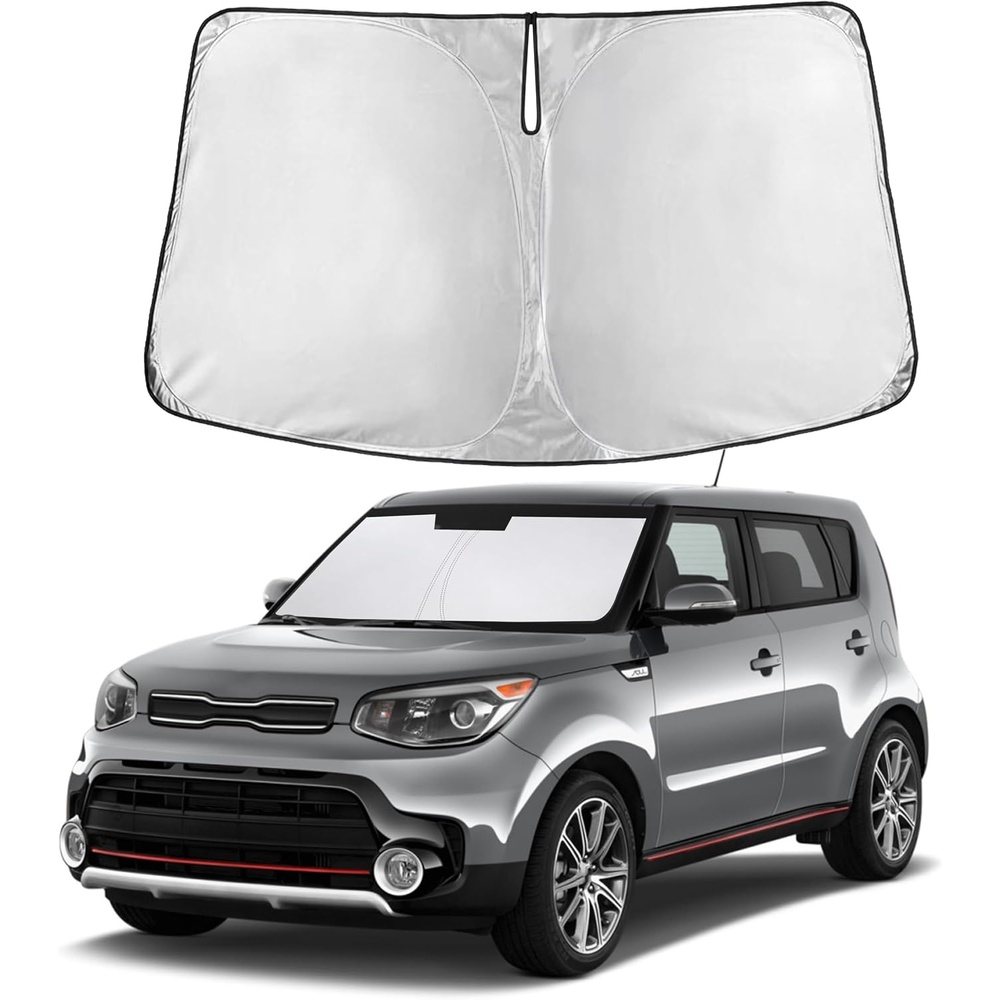 image:imageAutovir Windshield Sun Shade 20172026 Tesla Model 3 amp Y 280T Visor ShadeSoul 20142019