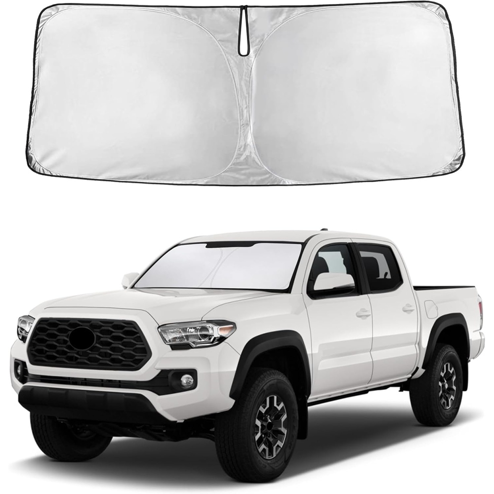 image:imageAutovir Windshield Sun Shade 20172026 Tesla Model 3 amp Y 280T Visor ShadeTacoma 20162026