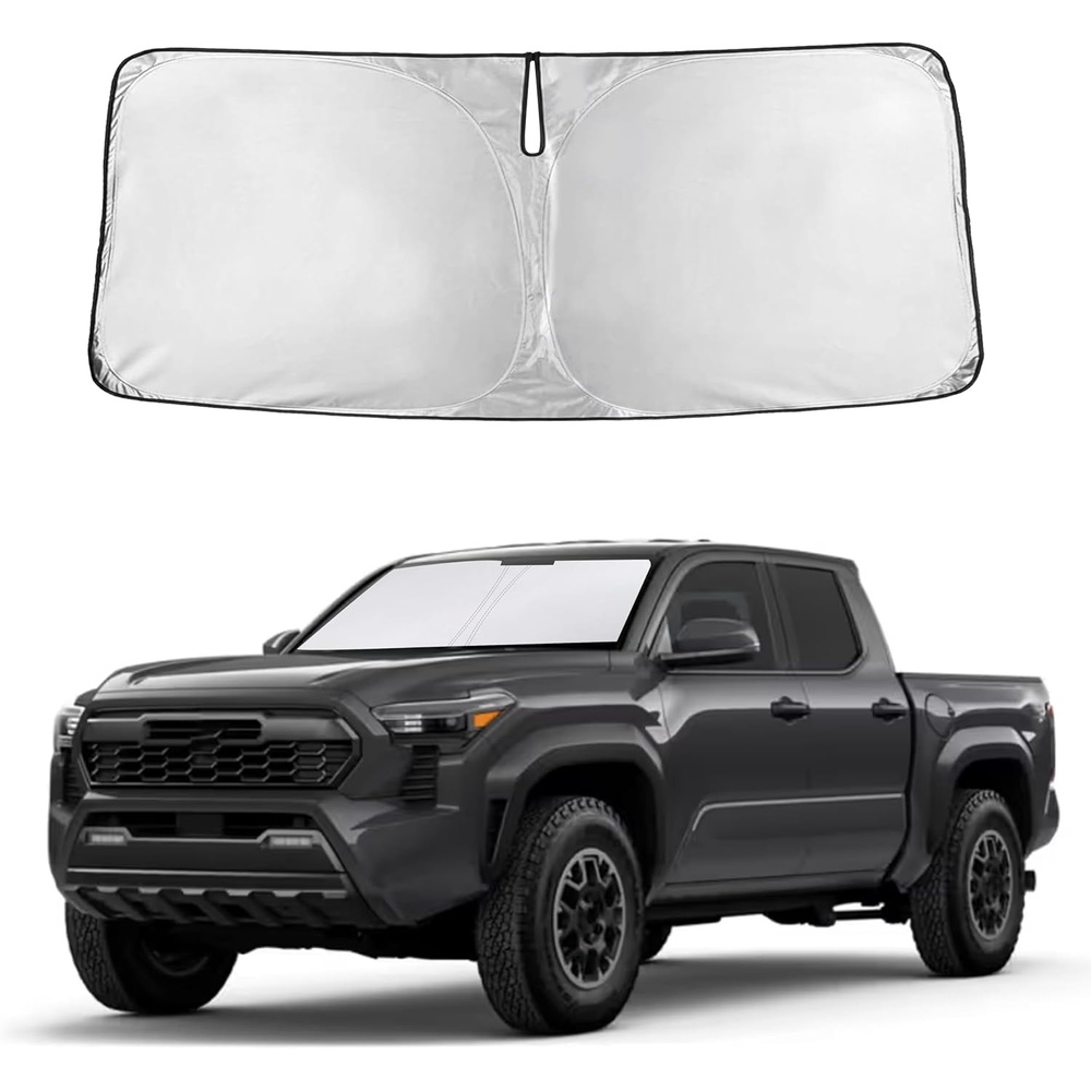 image:imageAutovir Windshield Sun Shade 20172026 Tesla Model 3 amp Y 280T Visor ShadeTacoma 20242026
