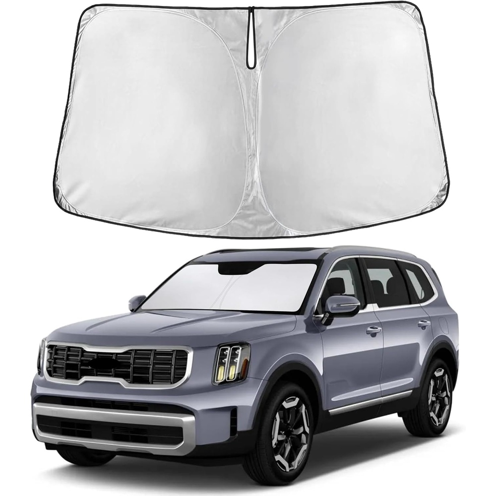 image:imageAutovir Windshield Sun Shade 20172026 Tesla Model 3 amp Y 280T Visor ShadeTelluride 20202025