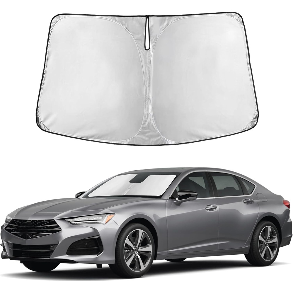 image:imageAutovir Windshield Sun Shade 20172026 Tesla Model 3 amp Y 280T Visor ShadeTlx 20212026
