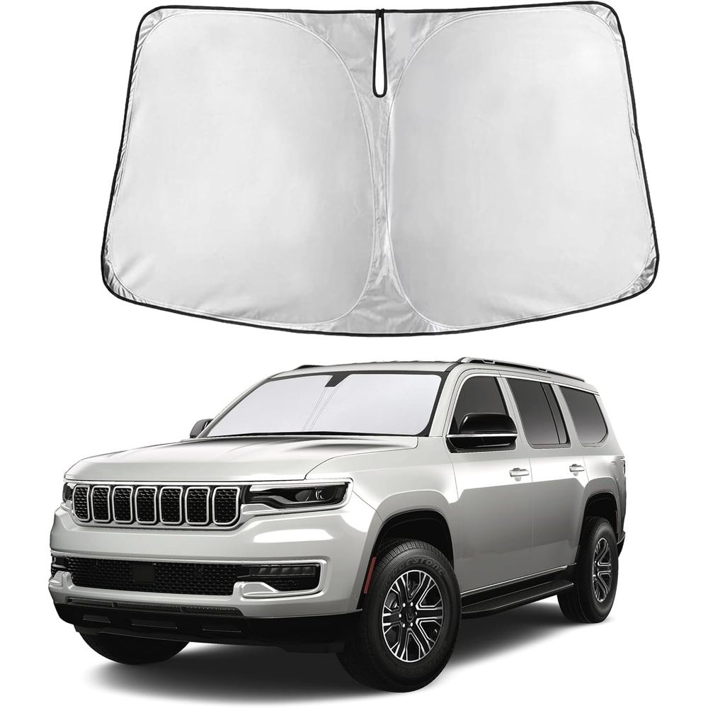 image:imageAutovir Windshield Sun Shade 20172026 Tesla Model 3 amp Y 280T Visor ShadeWagoneer 20222025